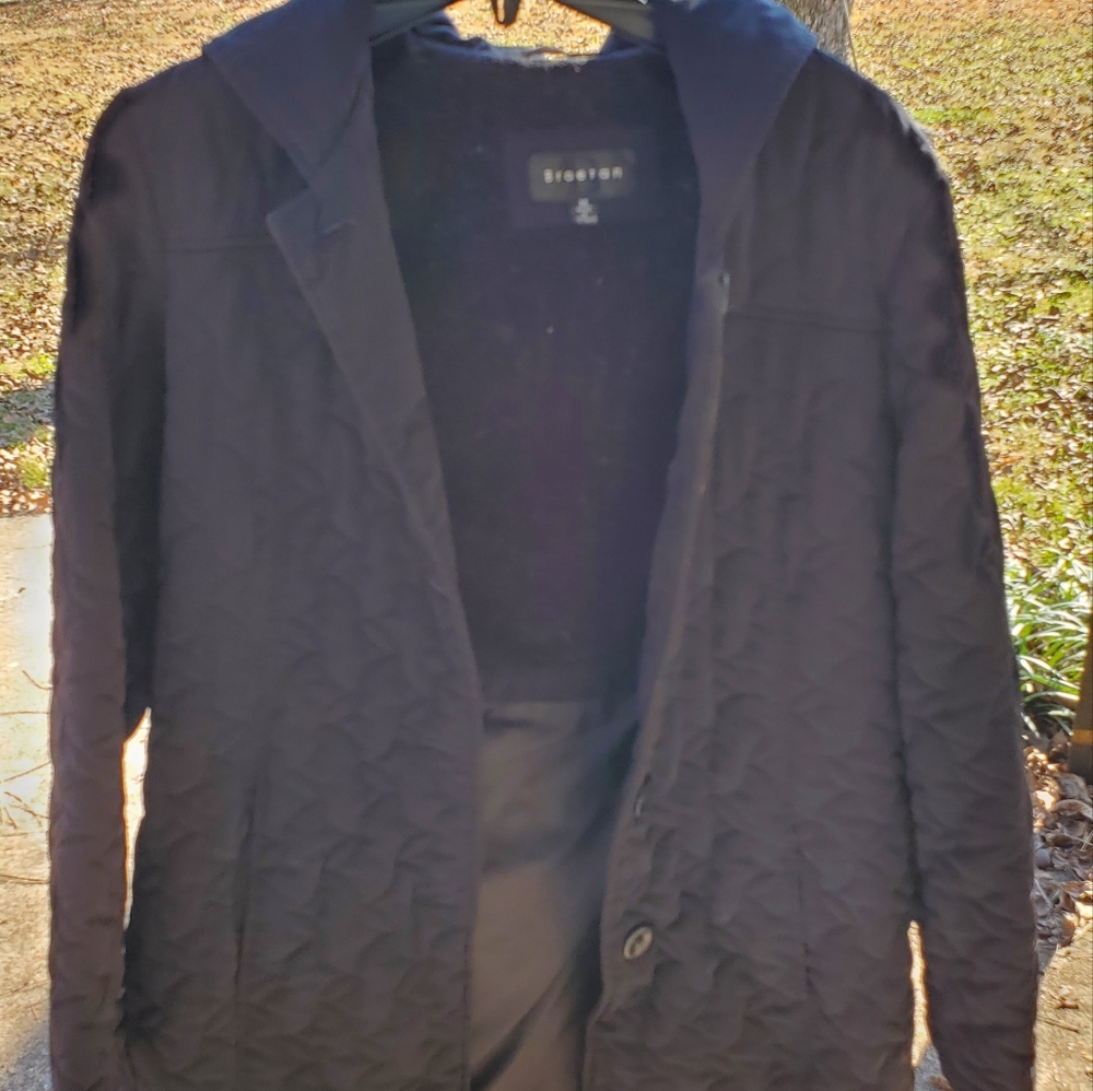 Women's Black Winter Hooded Quilted Coat